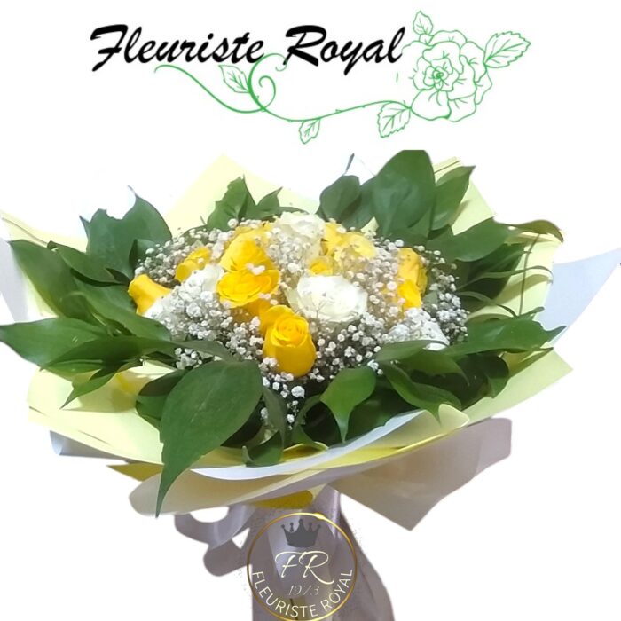 bouquet de fleur jaune 01-Photoroom